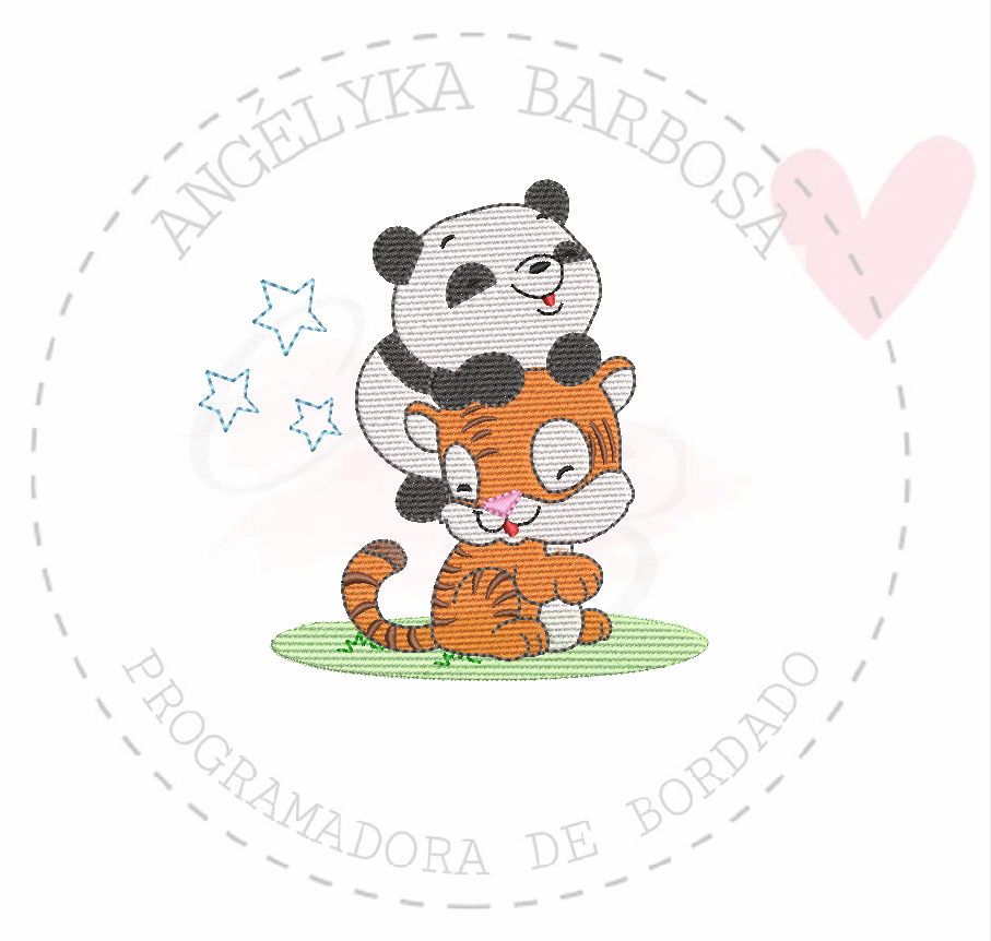 Panda e Tigre ANGELYKA BARBOSA